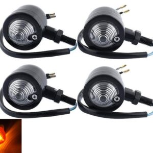 4 Bullet Indicators for Harley Bobber Cafe Racer
