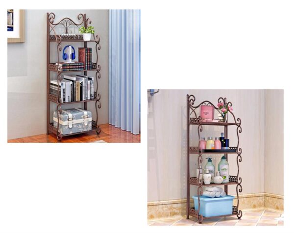 Kitchen Storage Shelves Brown