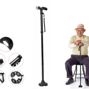 Folding Walking Stick with LED