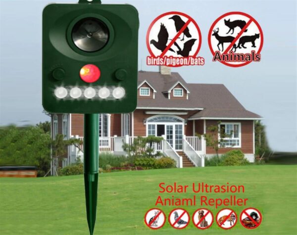 Solar Animal Ultrasonic Repeller