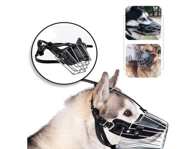 Adjustable Dog Muzzle Wire Basket