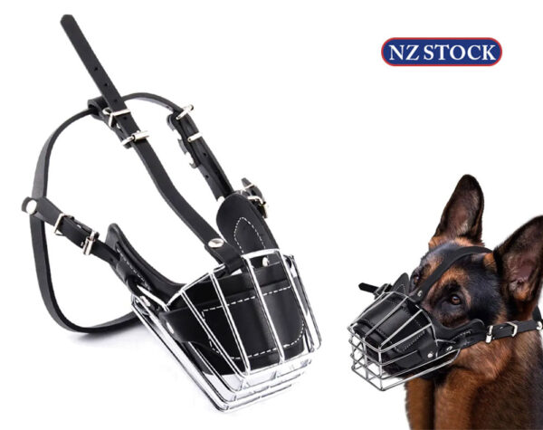 Adjustable Dog Muzzle Wire Basket