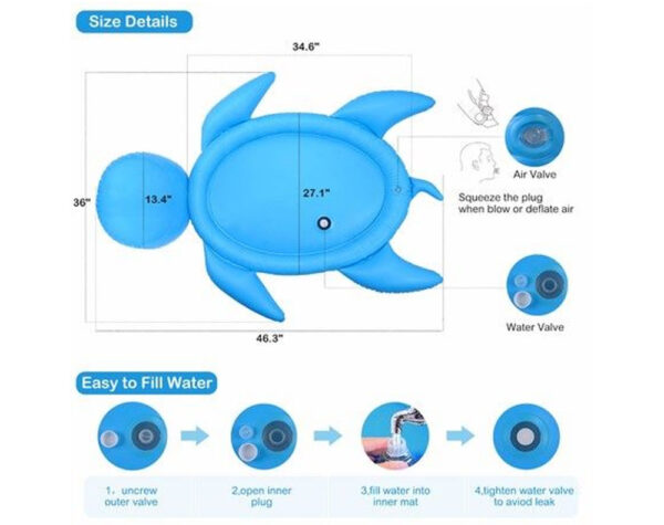Inflatable Baby Water Mat