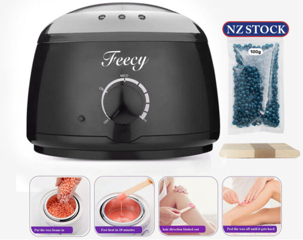 Hair Removal Waxing Kit - Black