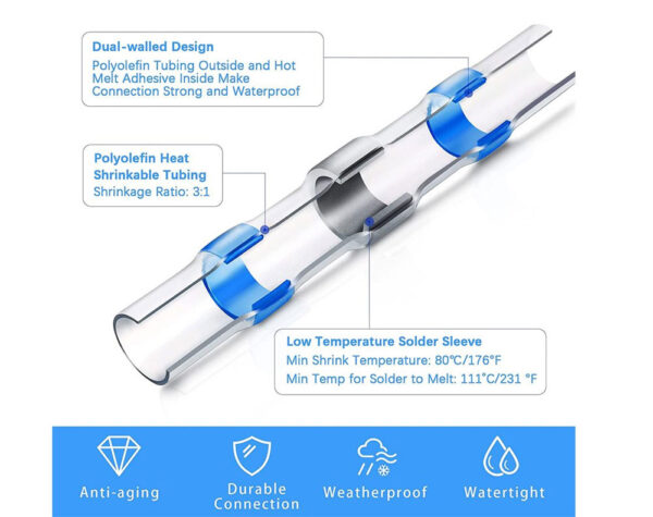 150Pcs Terminal Crimp Wire Connectors