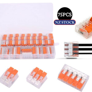 75PCS Electrical Wire Block Connectors