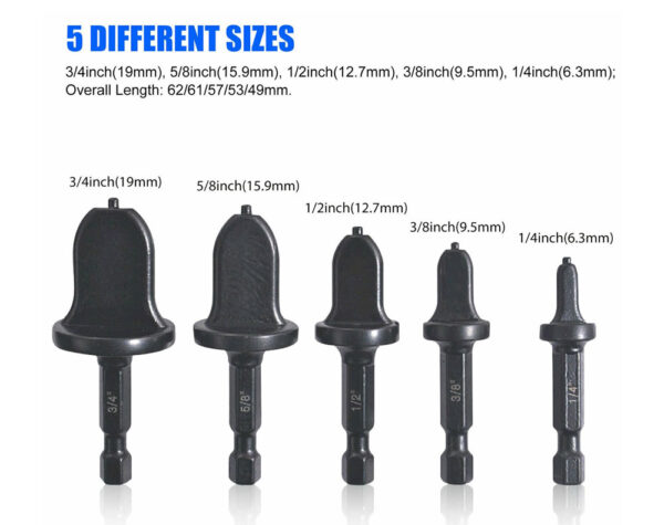 5PCS Tube Expander Tools Drill Bits
