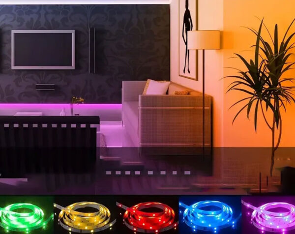 10M SMD 5050 RGB LED Strip with 10A Power Supply