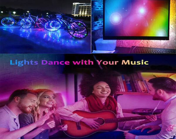 10M SMD 5050 RGB LED Strip with 10A Power Supply