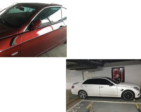 Car Vent Fender Hood Chrome