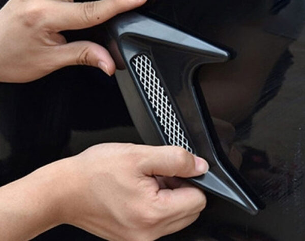 Car Vent Fender Hood Chrome
