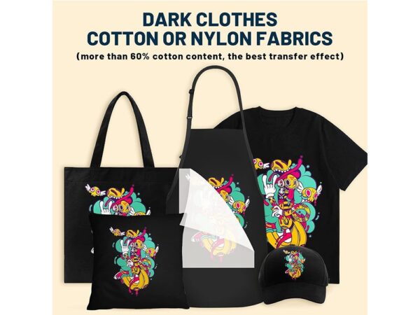 HEAT TRANSFER PAPER - LIGHT PACK OF 10PCS
