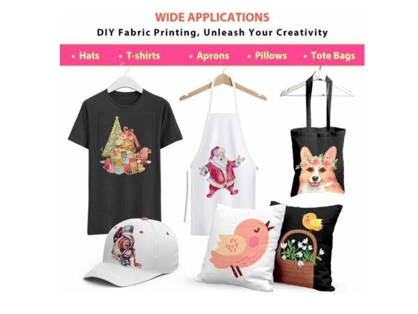 HEAT TRANSFER PAPER - LIGHT PACK OF 10PCS