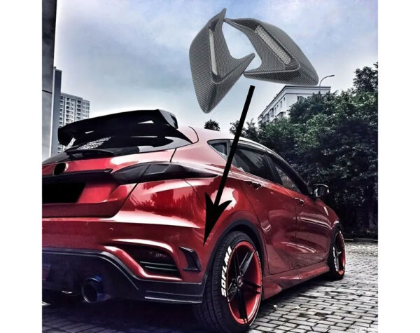 Car Vent Fender Hood Chrome