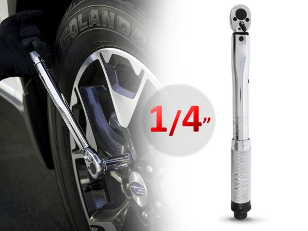 Ratchet Torque Wrench Spanner 1/4"