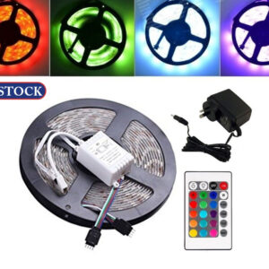 5M RGB LED Strip + 24 Key Remote