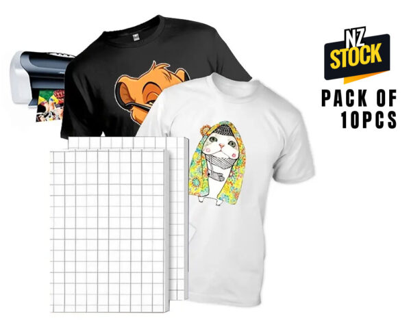 HEAT TRANSFER PAPER - DARK PACK OF 10PCS