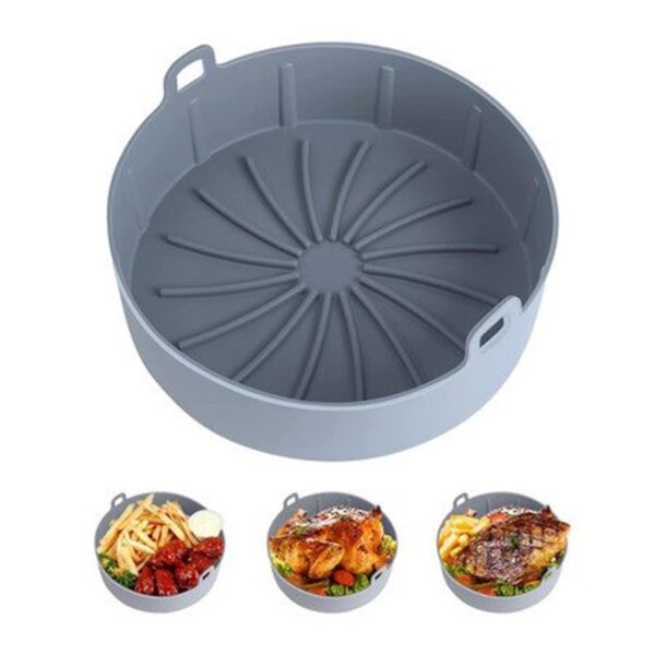 Airfryer Oven Insert Silicone Bowl Replacement of Parchment Paper Liners