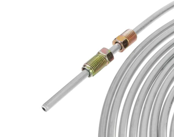 25Ft Roll Coil 3/16'' Fuel Pipe Kit & 15 Fittings